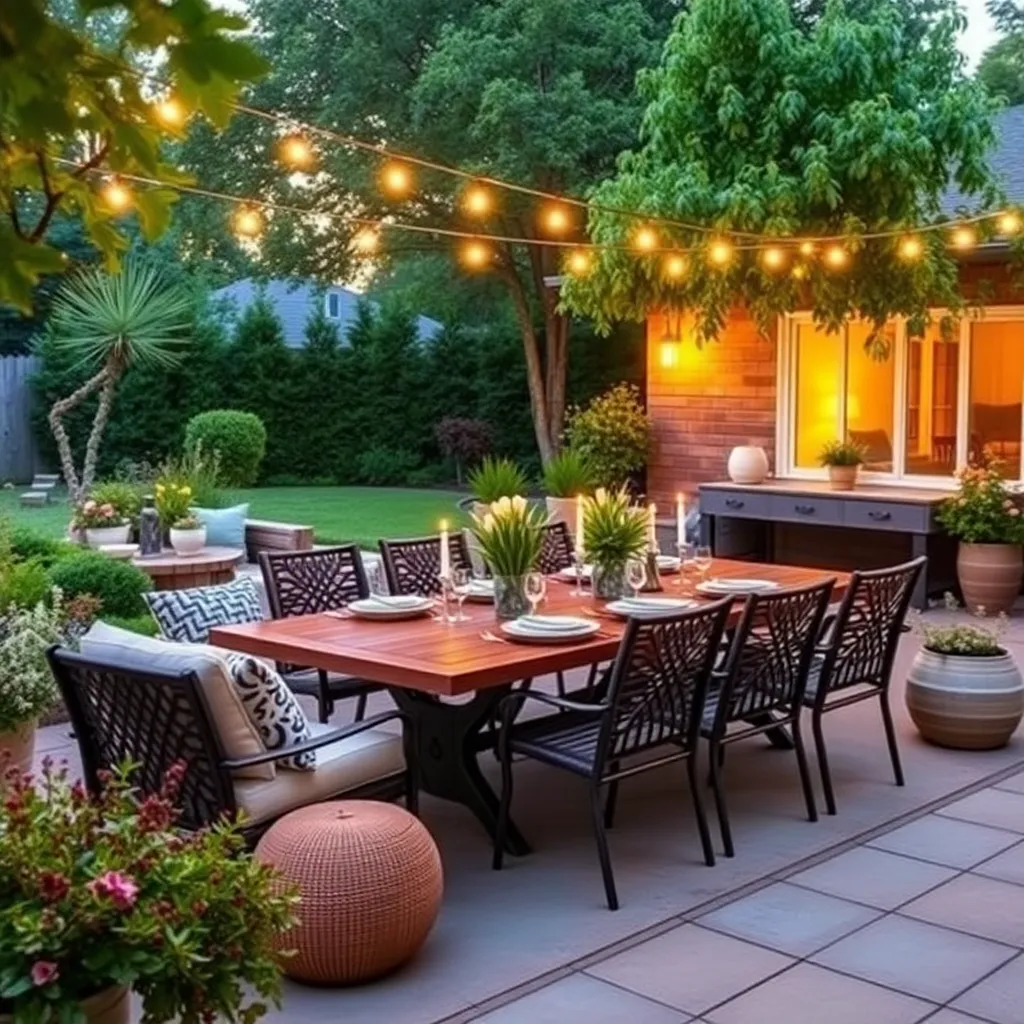 AI backyard design - room redesign example by DecorAI