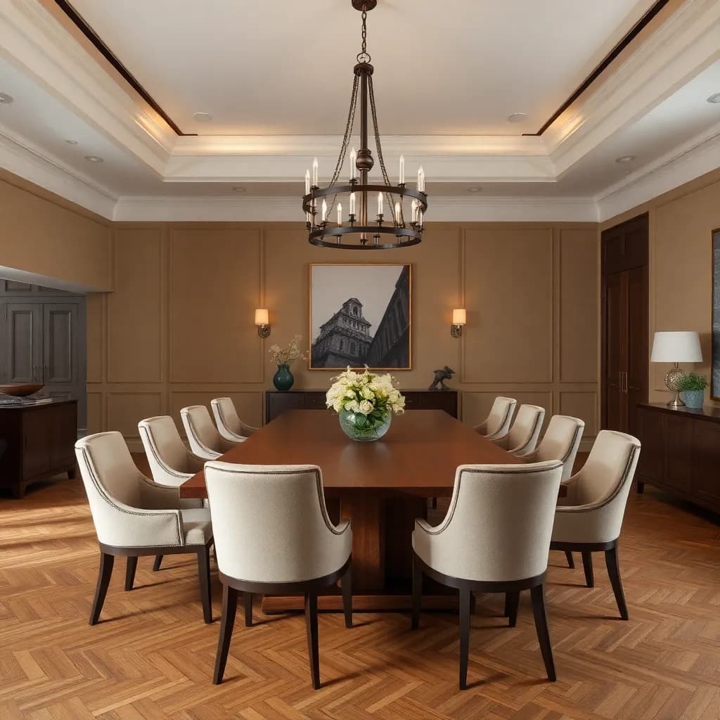 AI dining room design - room redesign example by DecorAI