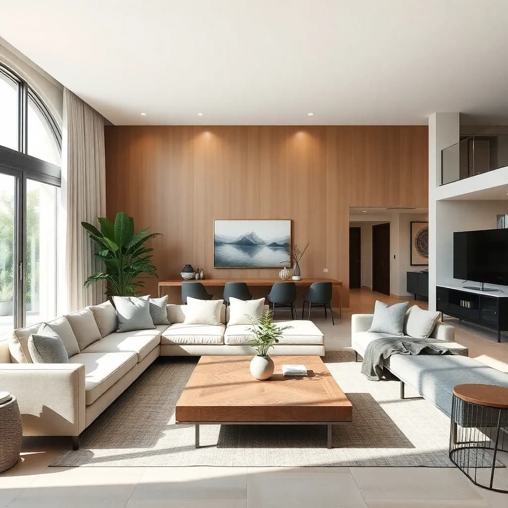 AI living room design - room redesign example by DecorAI