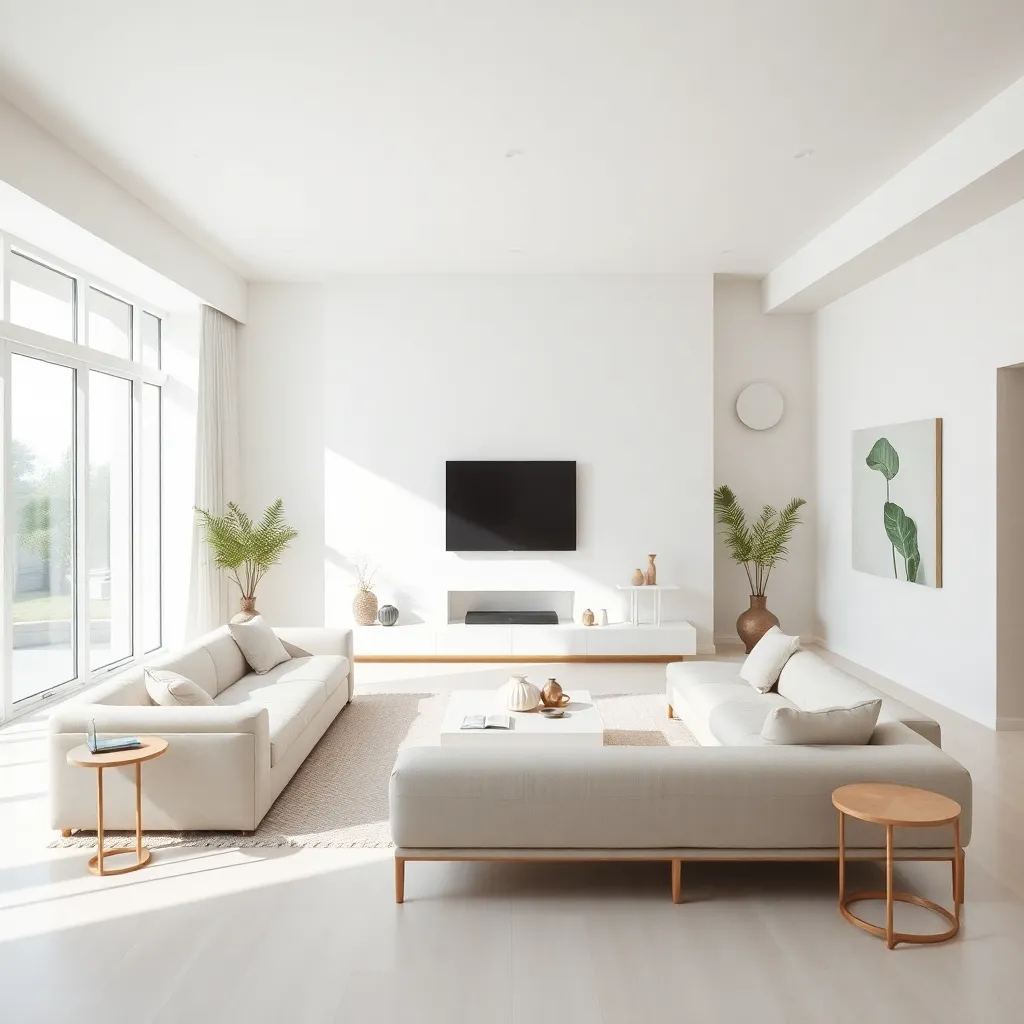 Minimalist interior design style - AI generated room by DecorAI